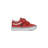 Sneakers rosse in tessuto con logo a contrasto Benetton Prince Cvs Td, Scarpe Bambini, SKU s331500007, Immagine 0